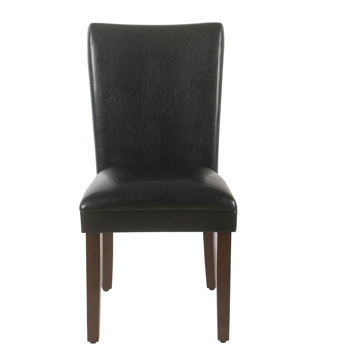 Black Faux Leather Dining Chair Set of 2 P2663
