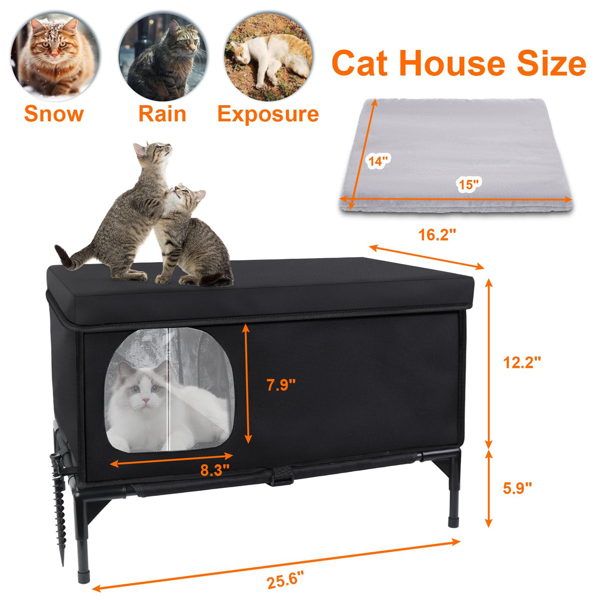 Outdoor Cat House Z370907
