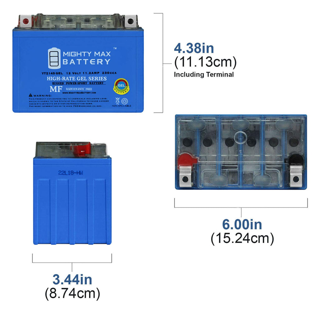 12V 11.2Ah GEL Battery K2249