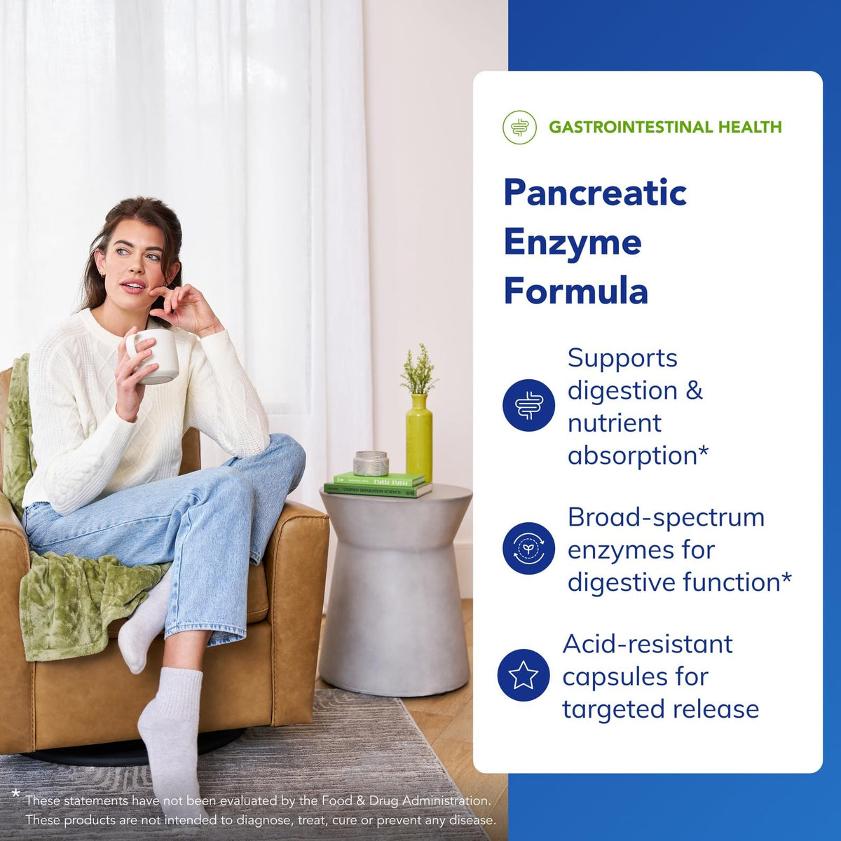 Pancreatic Enzyme Formula 180 Capsules E74817