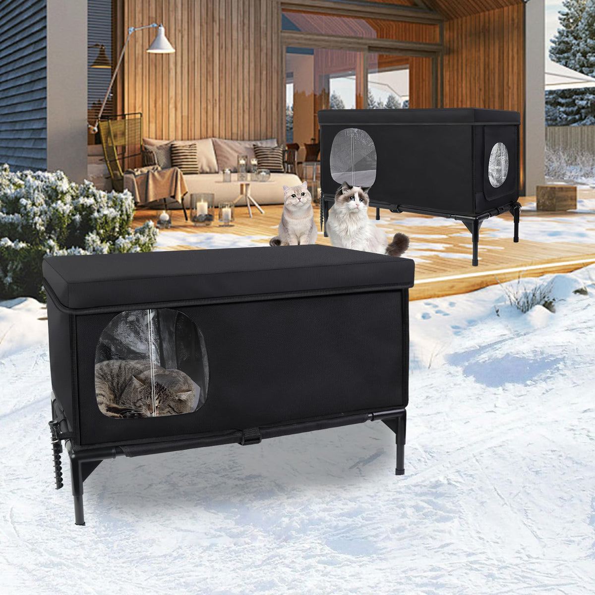 Outdoor Cat House Z370907