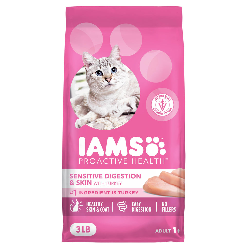 Sensitive Digestion Dry Cat Food Turkey 3 lb N46213