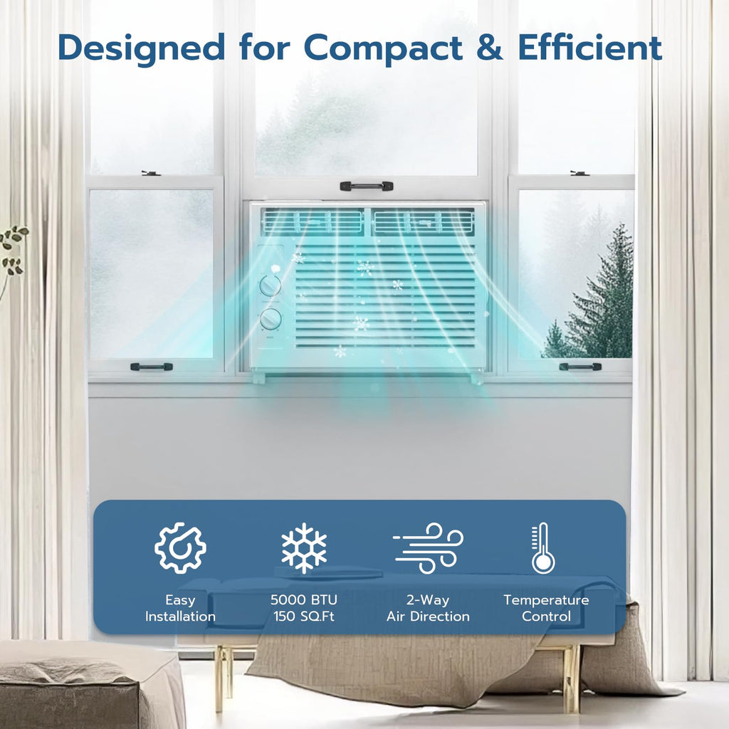 5000BTU Window Air Conditioners L8609