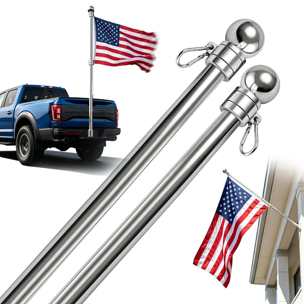 5FT One-Piece Flagpole 2-Pack I57944