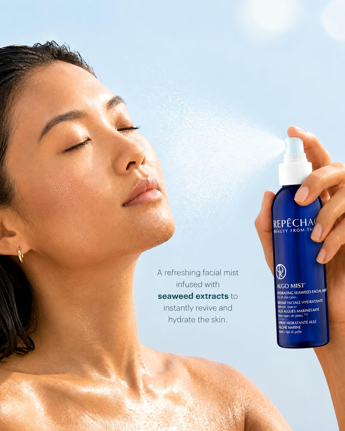 Hydrating Seaweed Facial Spray with Aloe and Vitamin C, 6 fl oz X2048