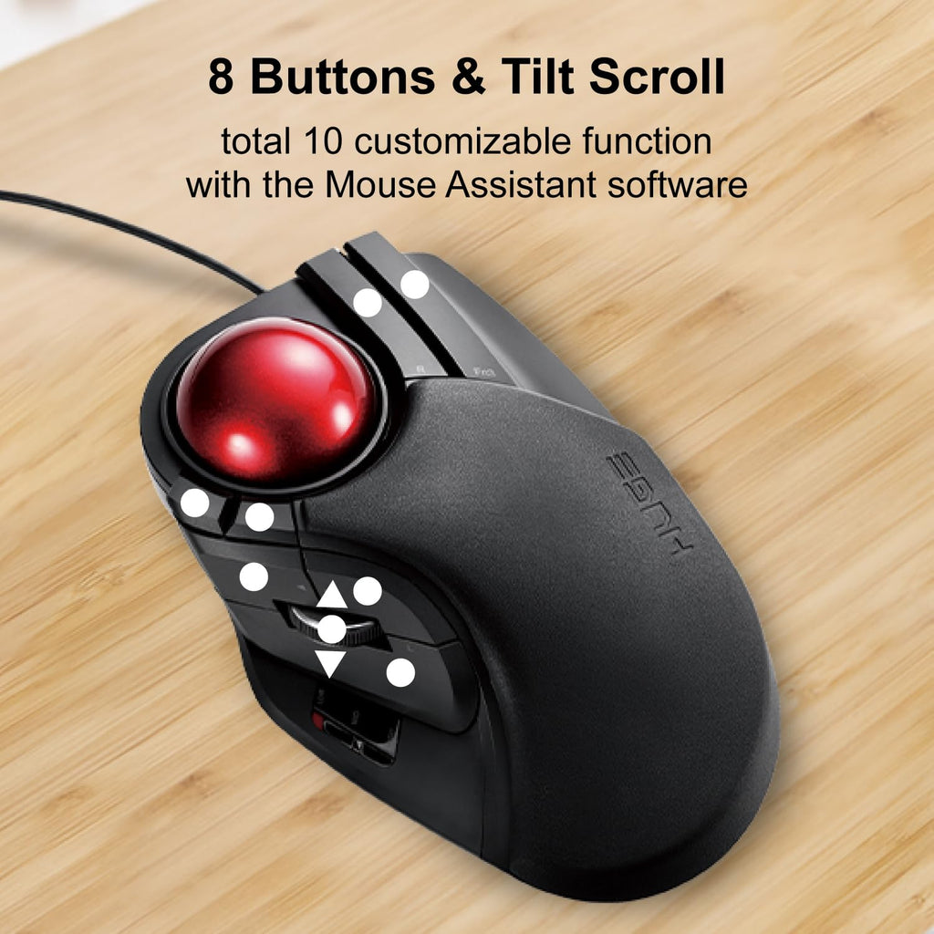 Wired Finger-Operated Trackball Mouse L8243
