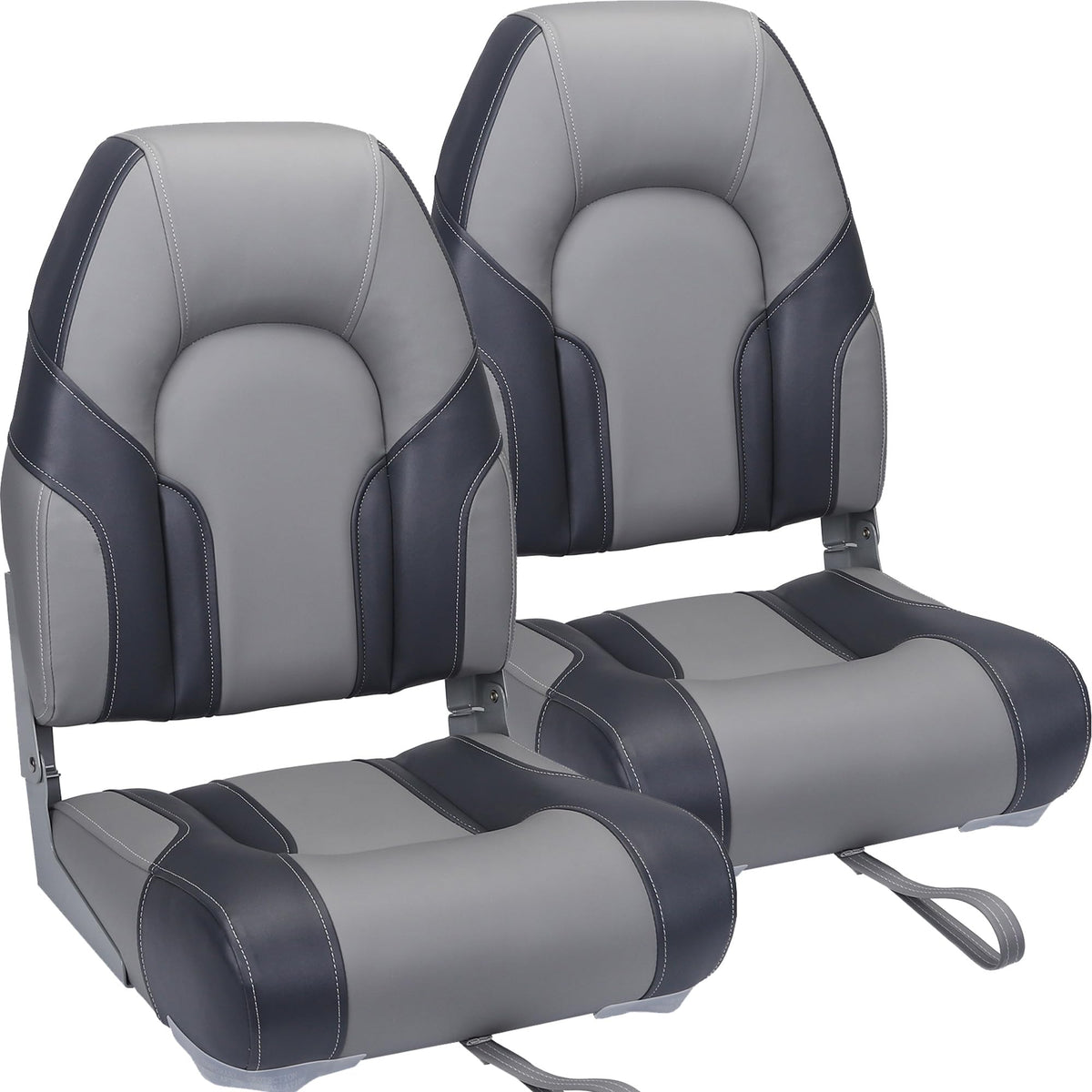 2 Pack High Back Folding Boat Seats X1124