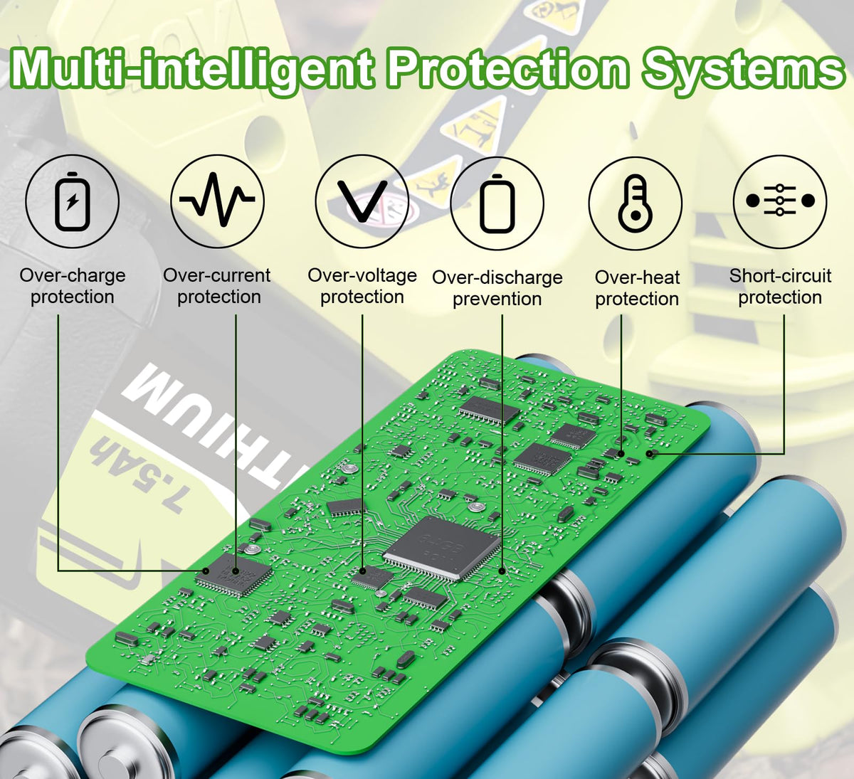 40V Lithium-Ion 7.5Ah Battery V7098