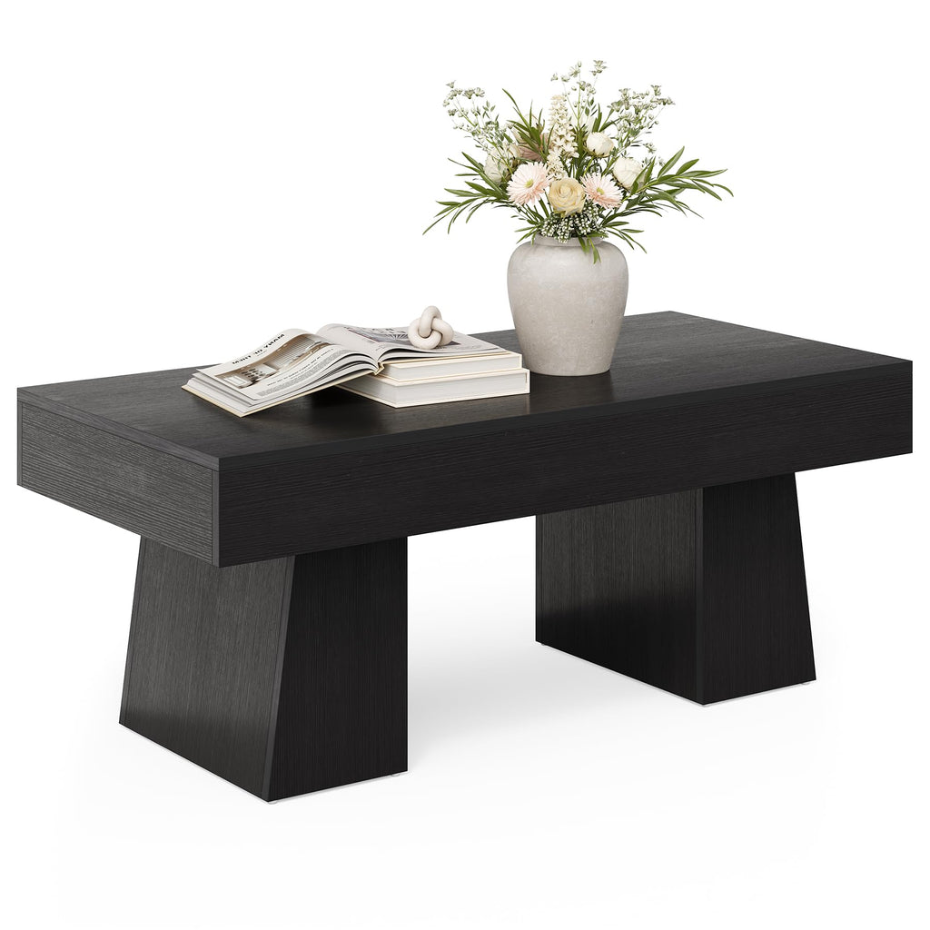 Black 47 Inches Wooden Coffee Table F746