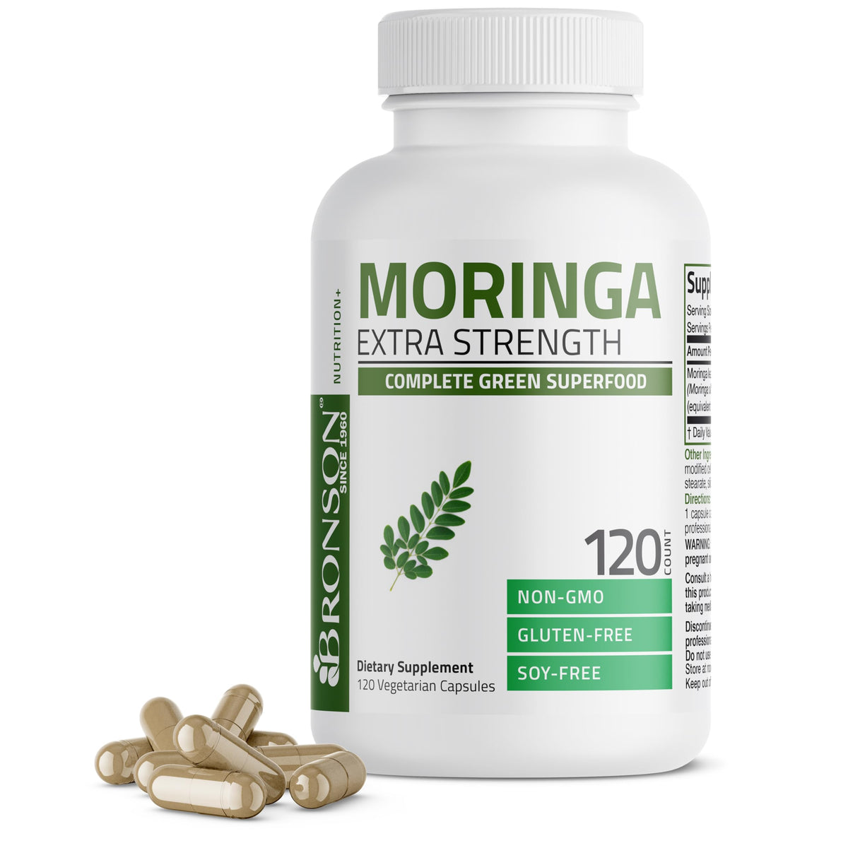 Moringa Oleifera 120 Count Capsules O48614