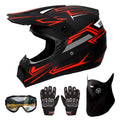 DOT Approved Red Motocross Helmet O1567