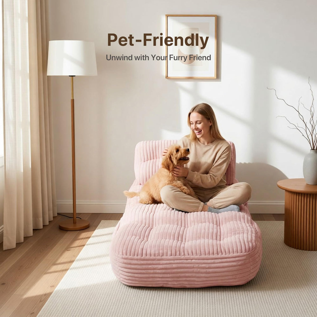 Pink Folding Sofa Bed O48991