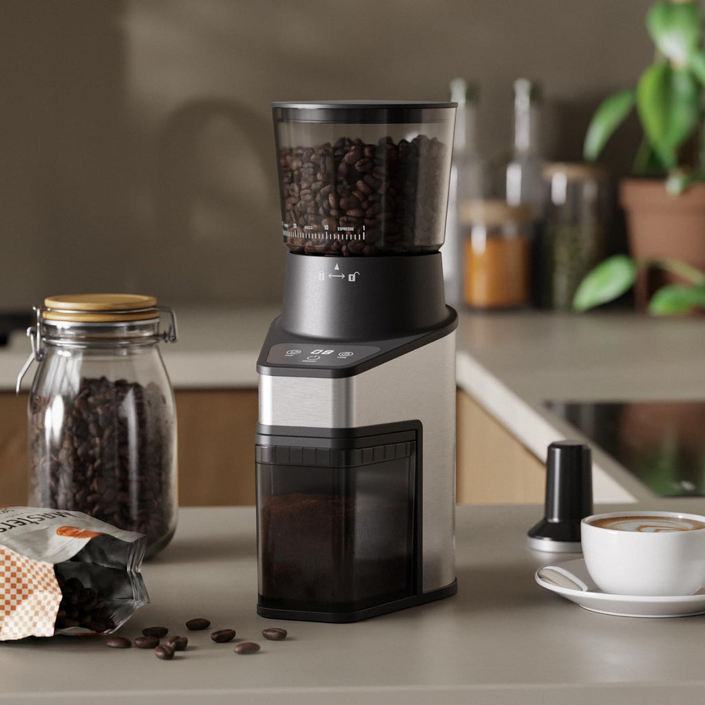 Conical Burr Coffee Grinder, 60 Settings, Black P438633