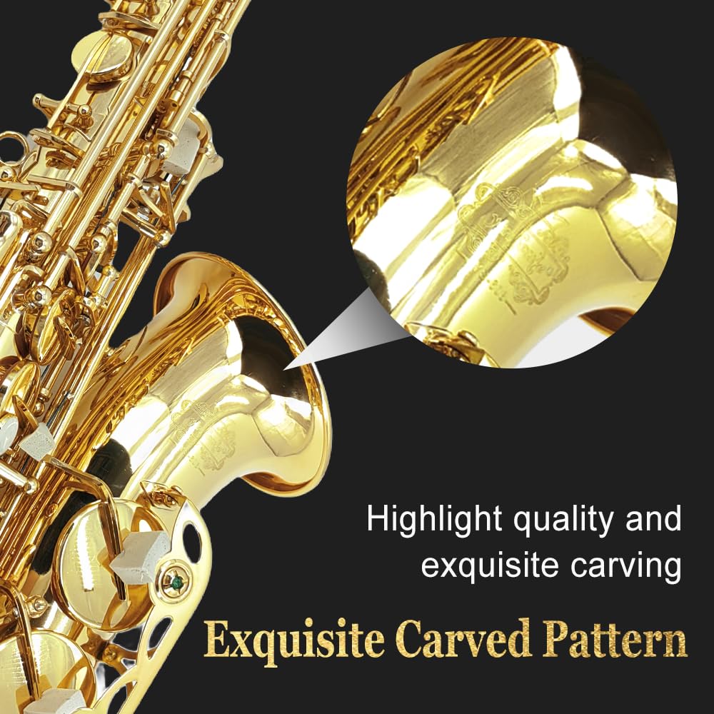 Eb Alto Saxophone Full Kit with Carrying Case U506