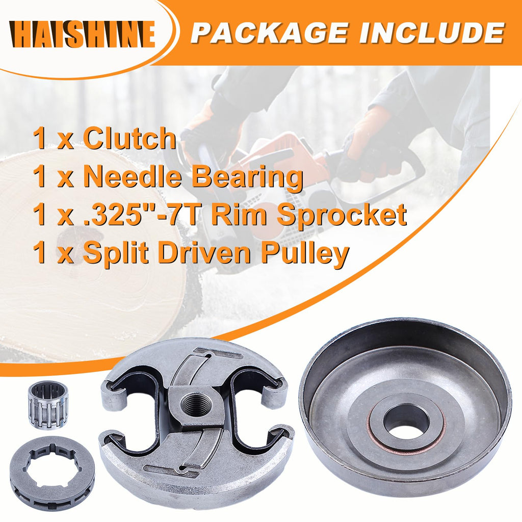 7T Clutch Drum Sprocket Rim Needle Bearing Kit Chainsaw N268754