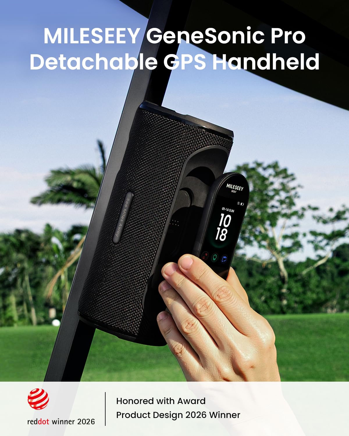 Golf GPS Speaker with 43K+ Courses U13569