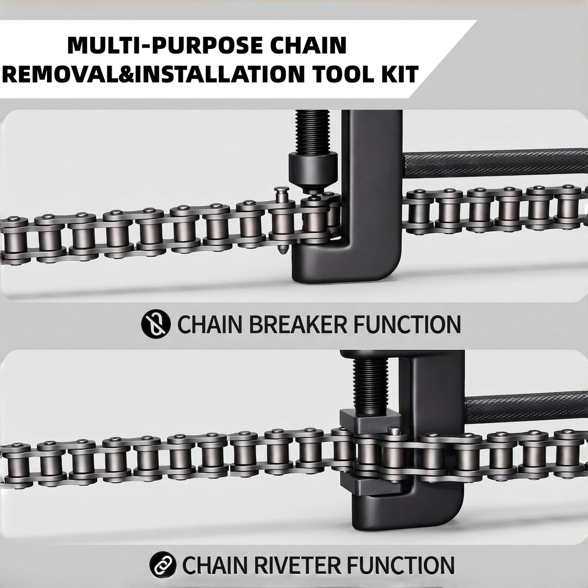 13 Pc Motorcycle Chain Breaker Rivet Tool Kit M52427