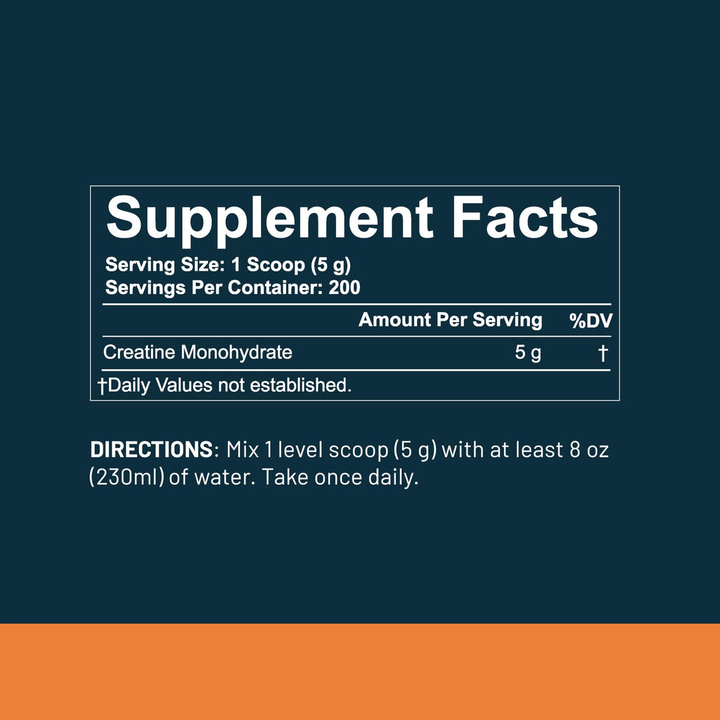 Unflavored Micronized Creatine Monohydrate Powder 1kg J520133