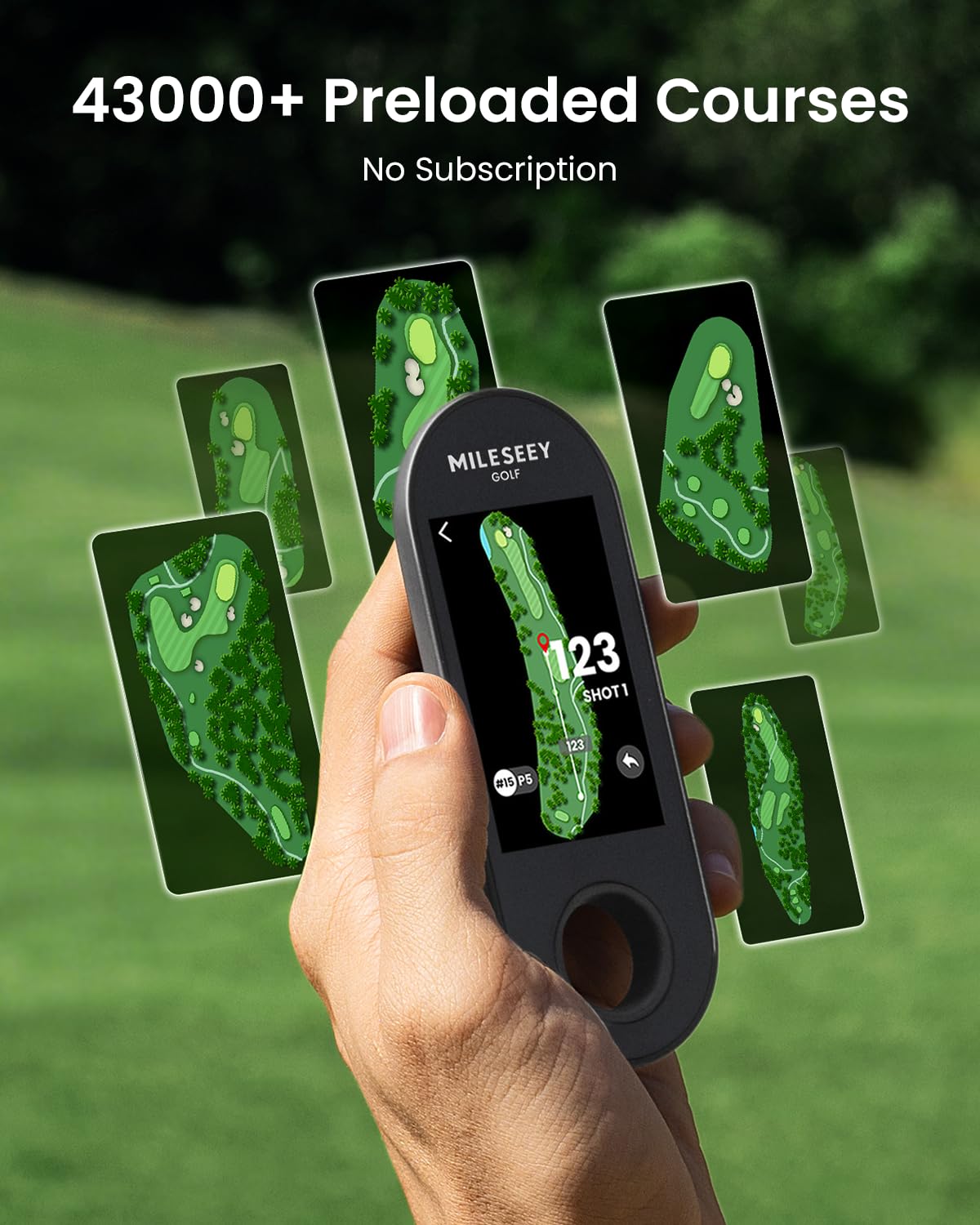 Golf GPS Speaker with 43K+ Courses U13569