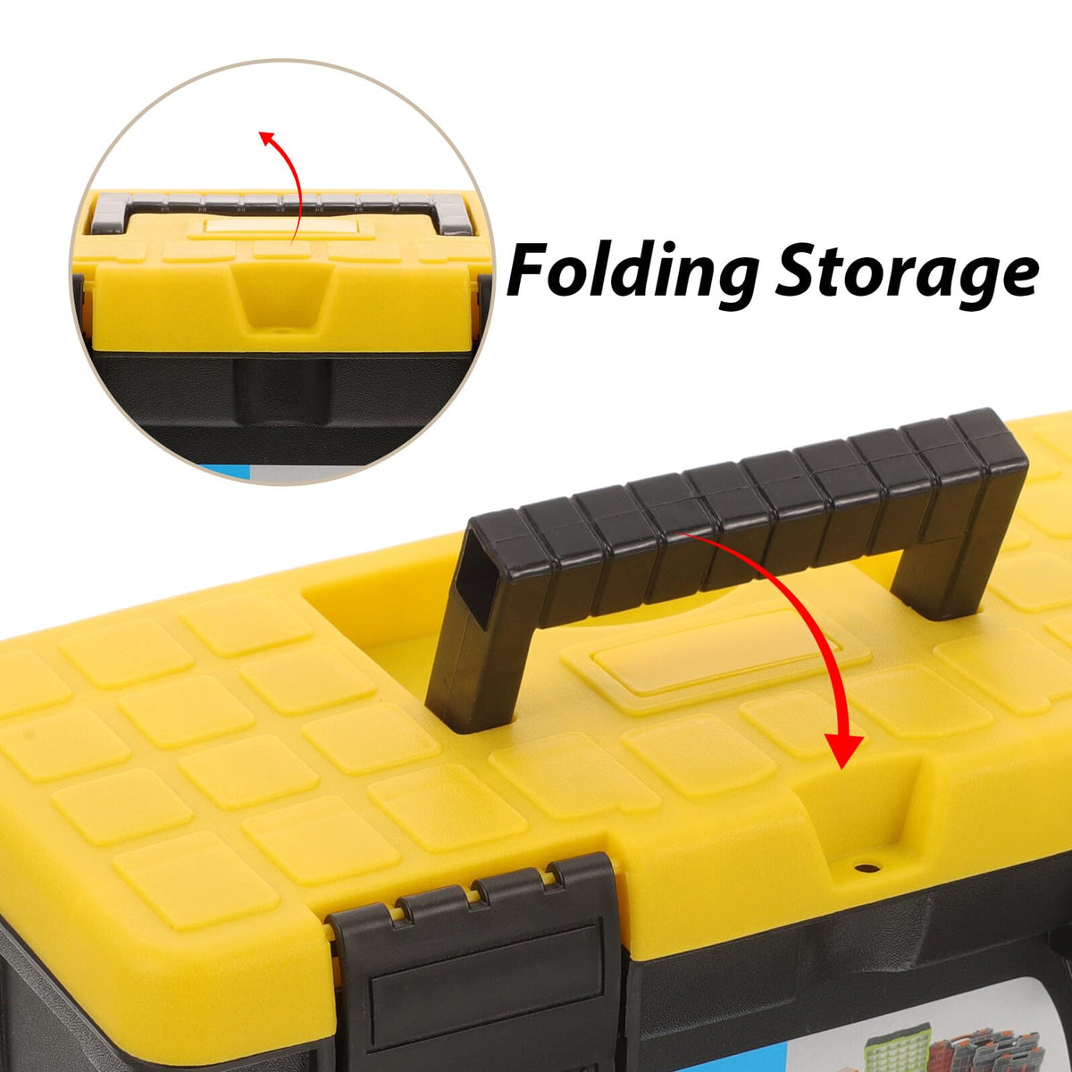10 Inch Plastic Tool Box Organizer T6844