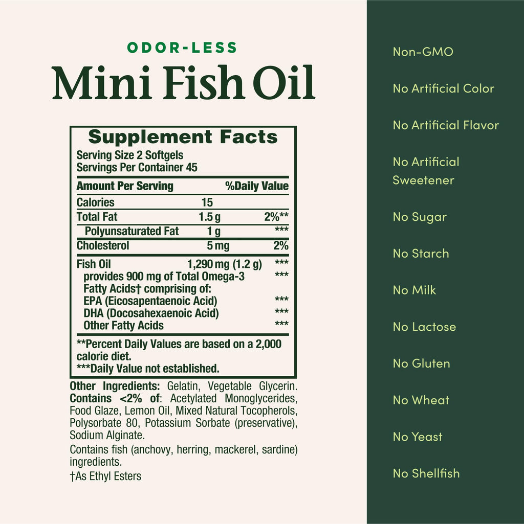 Fish Oil Softgels T6679