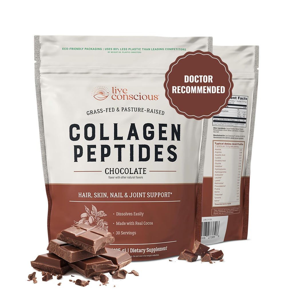 Chocolate Collagen Peptides Powder 15oz W780