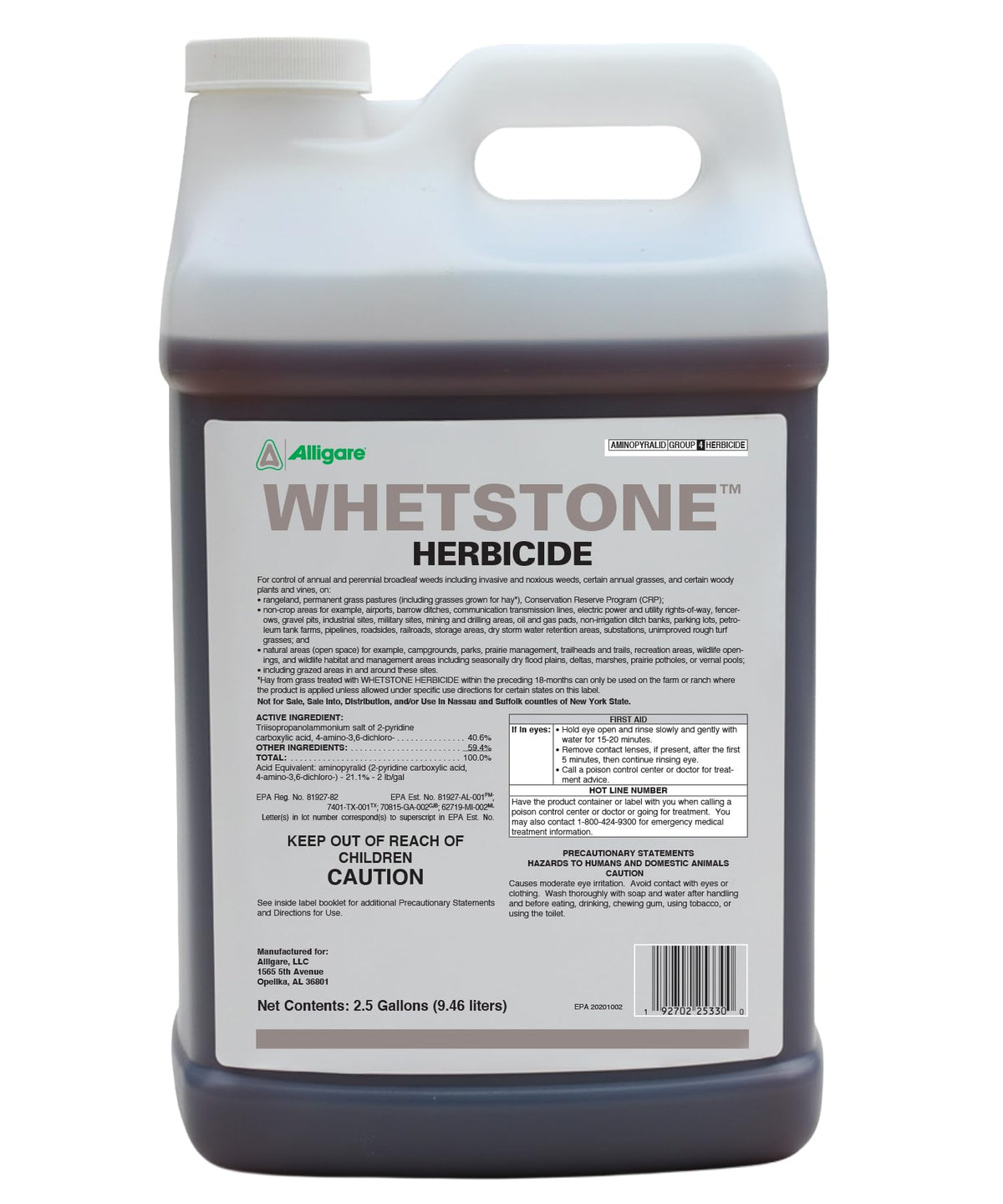 Post-Emergent Herbicide Concentrate 2.5 Gallon Z822