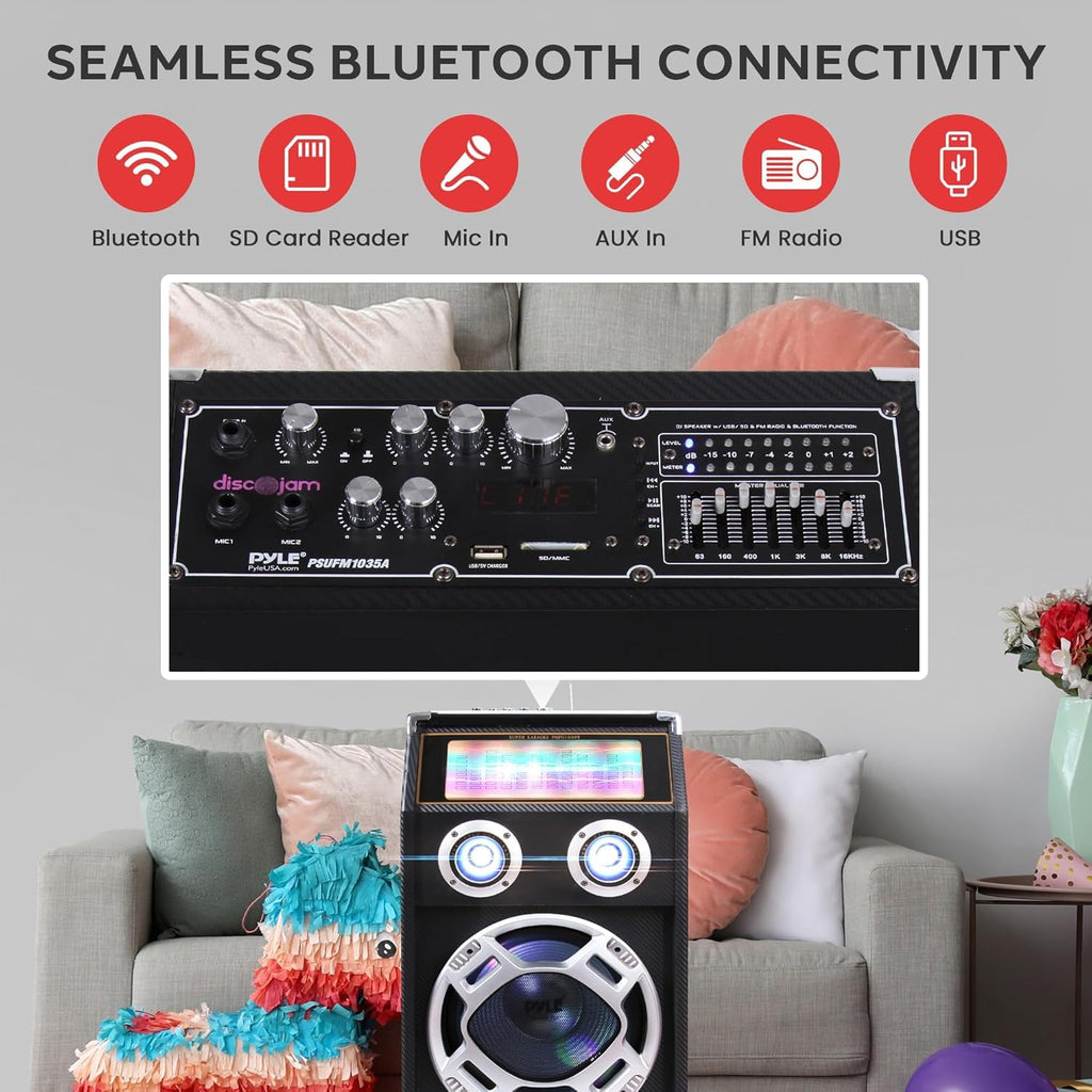 1000W Portable Bluetooth PA Speaker System B354