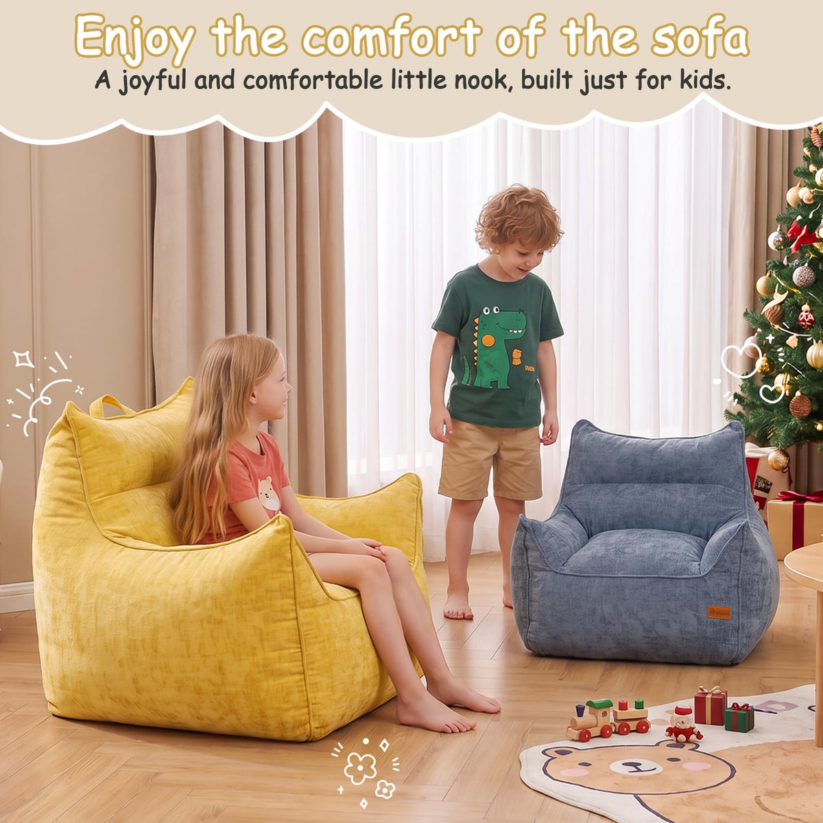 Fluffy Bean Bag Chair Z483651