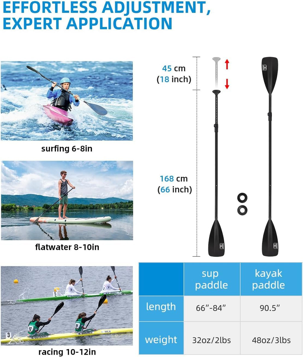 Adjustable Aluminum Alloy SUP Paddle V2401