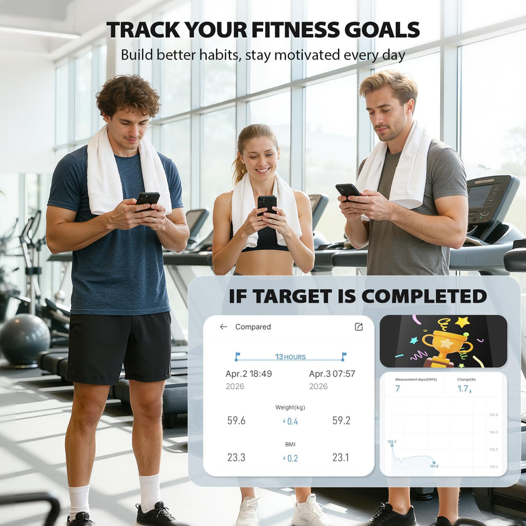 WiFi Smart Bathroom Scale 500 lb D963