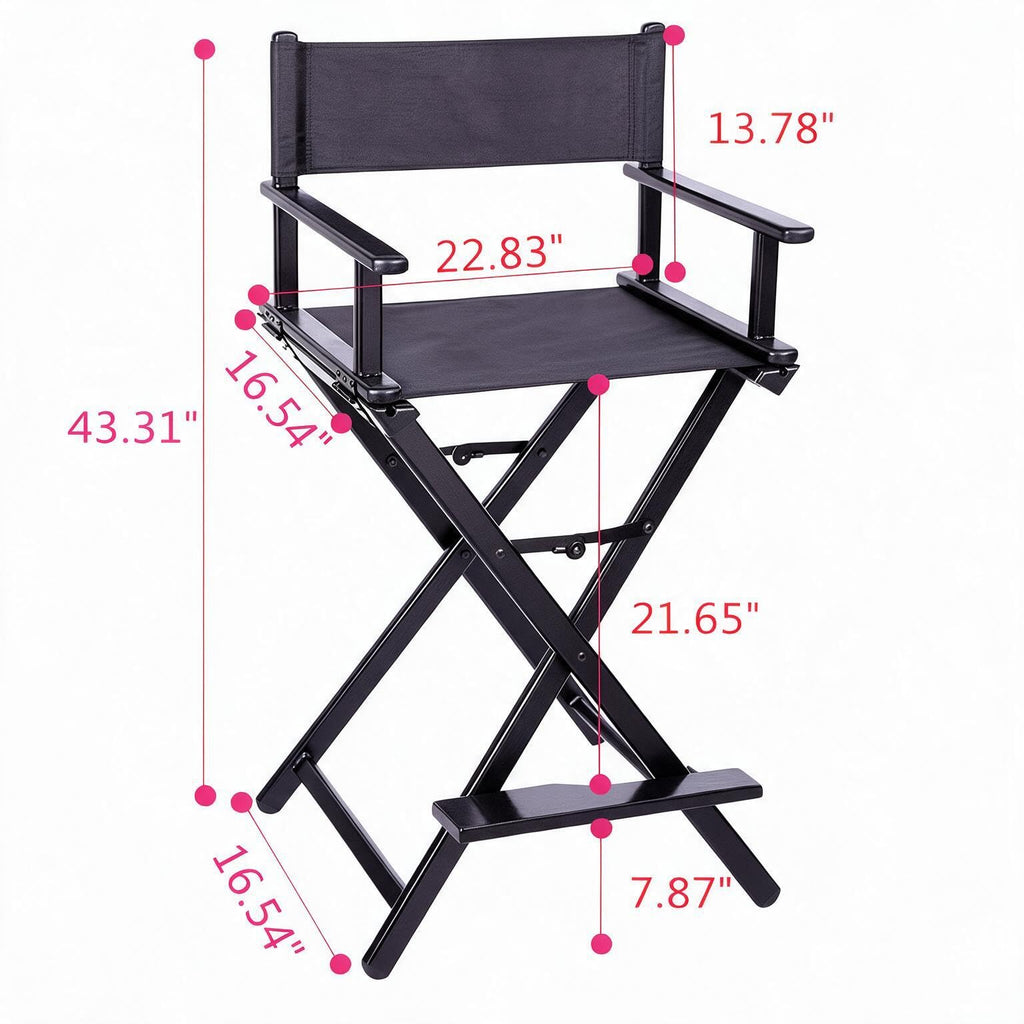 Folding Director Chair with Footrest X143
