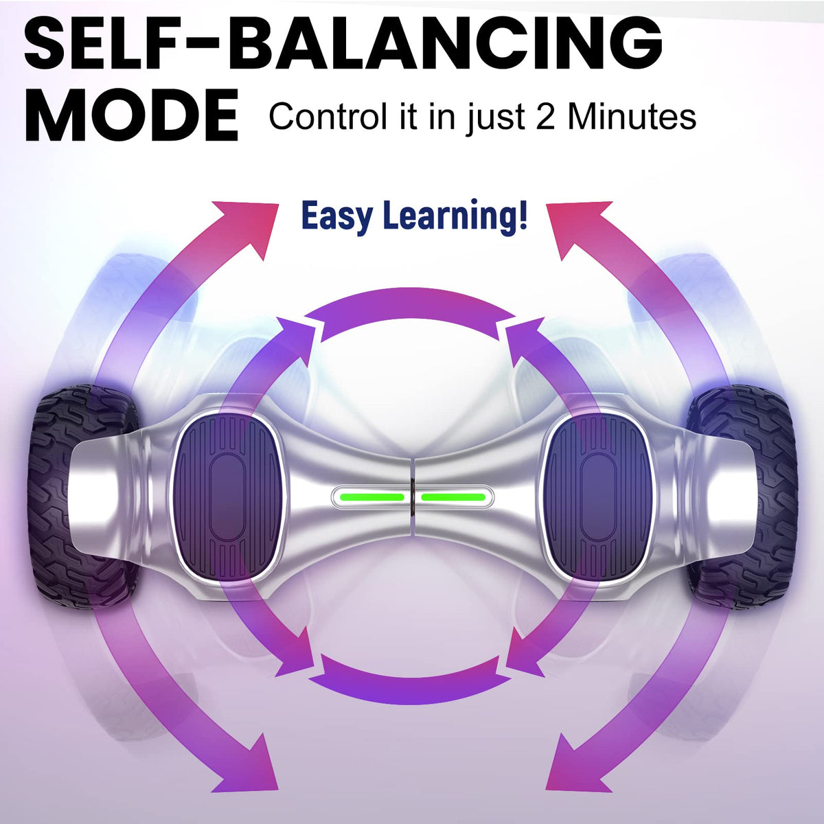 8.5" Off Road Self Balancing Scooter with 700W Motor K97735