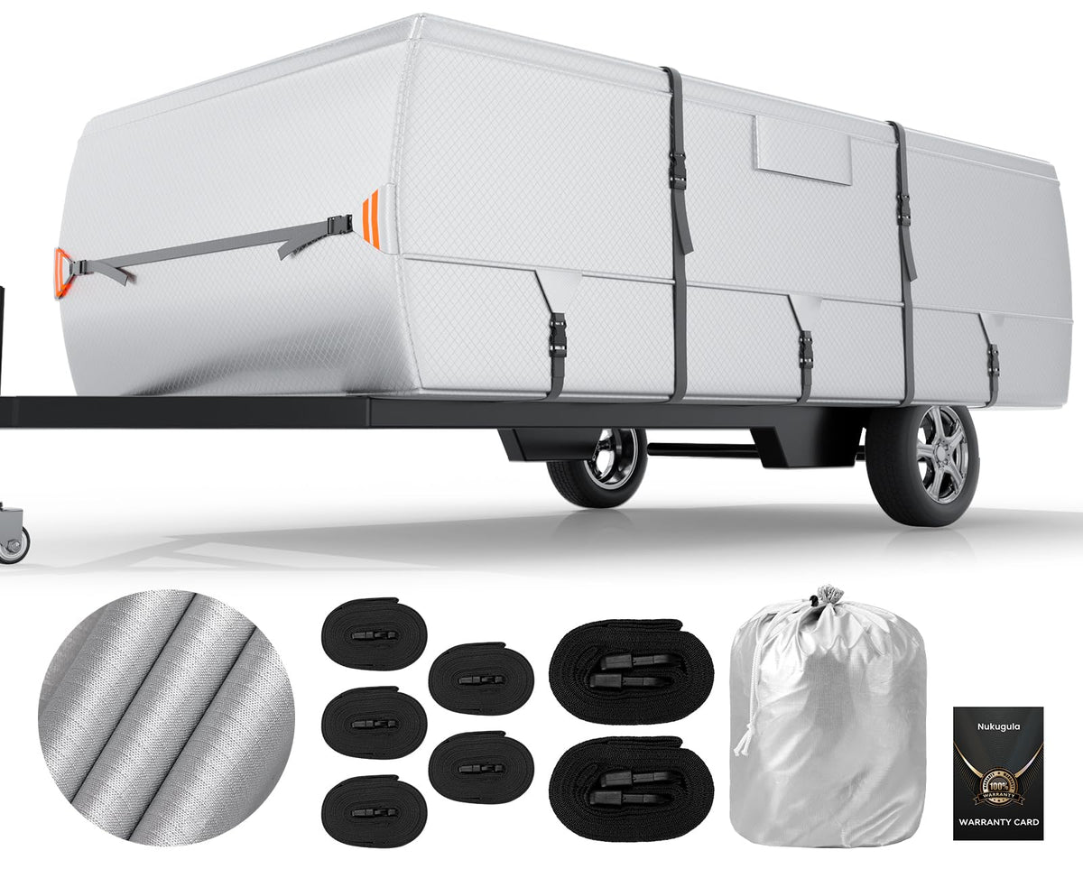 14'-16' Waterproof Oxford Fabric Camper Cover F98131