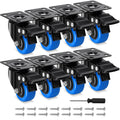 2 Inch Locking Swivel Caster Wheels Set of 8 K622