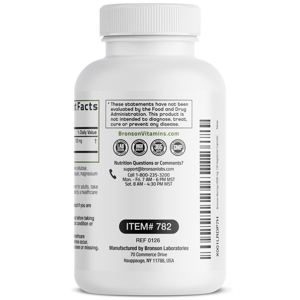 Moringa Oleifera 120 Count Capsules O48614