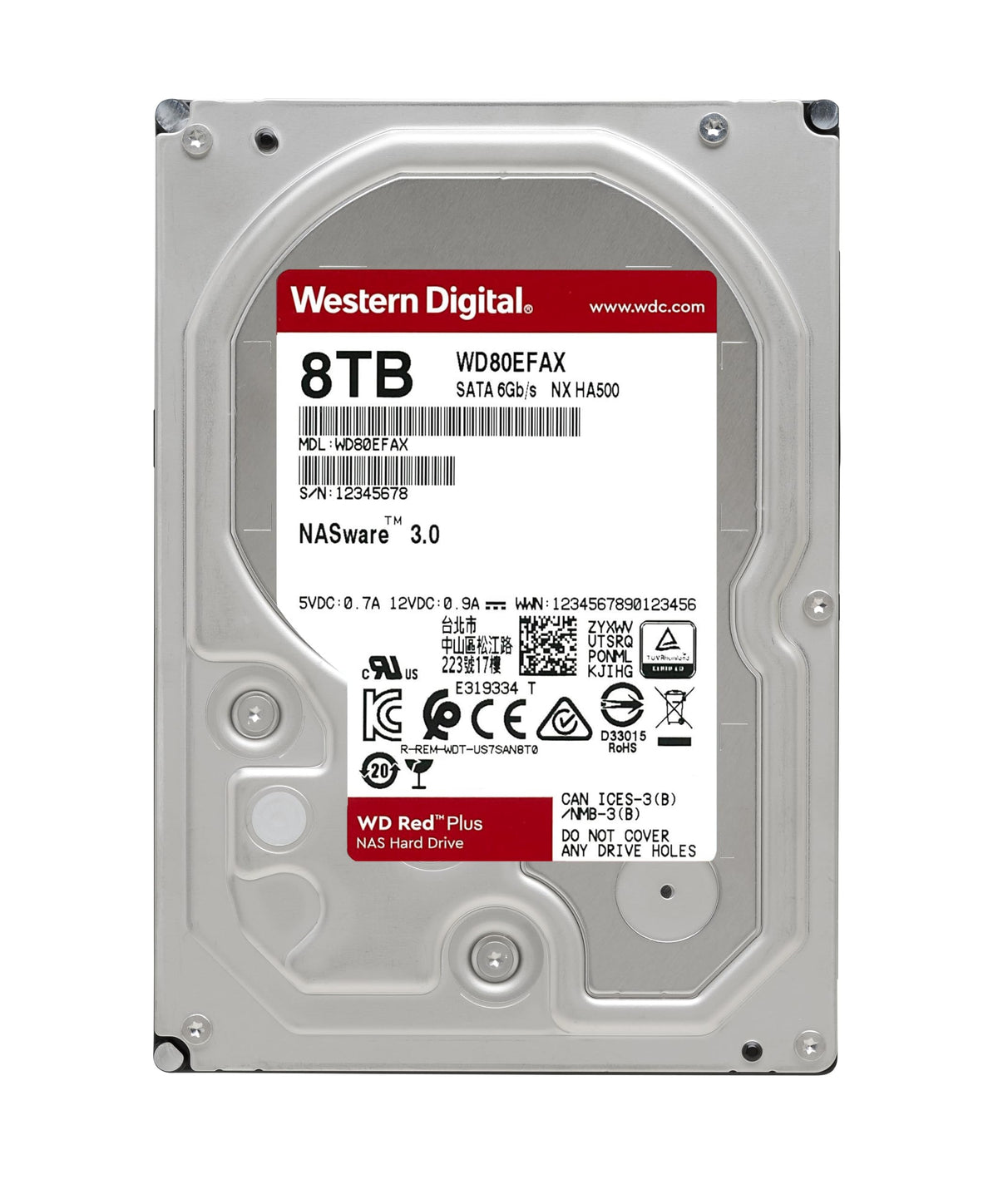 8TB NAS Internal Hard Drive HDD K128