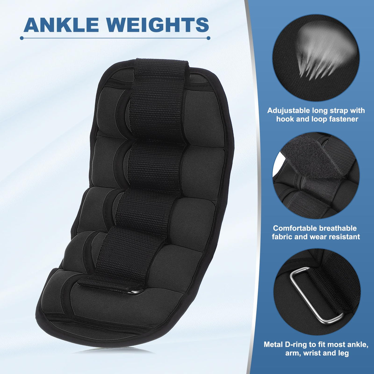 Adjustable Ankle Weights T7705
