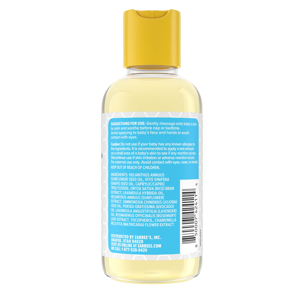 Baby Calming Massage Oil, Lavender & Chamomile, 4 fl oz S19505