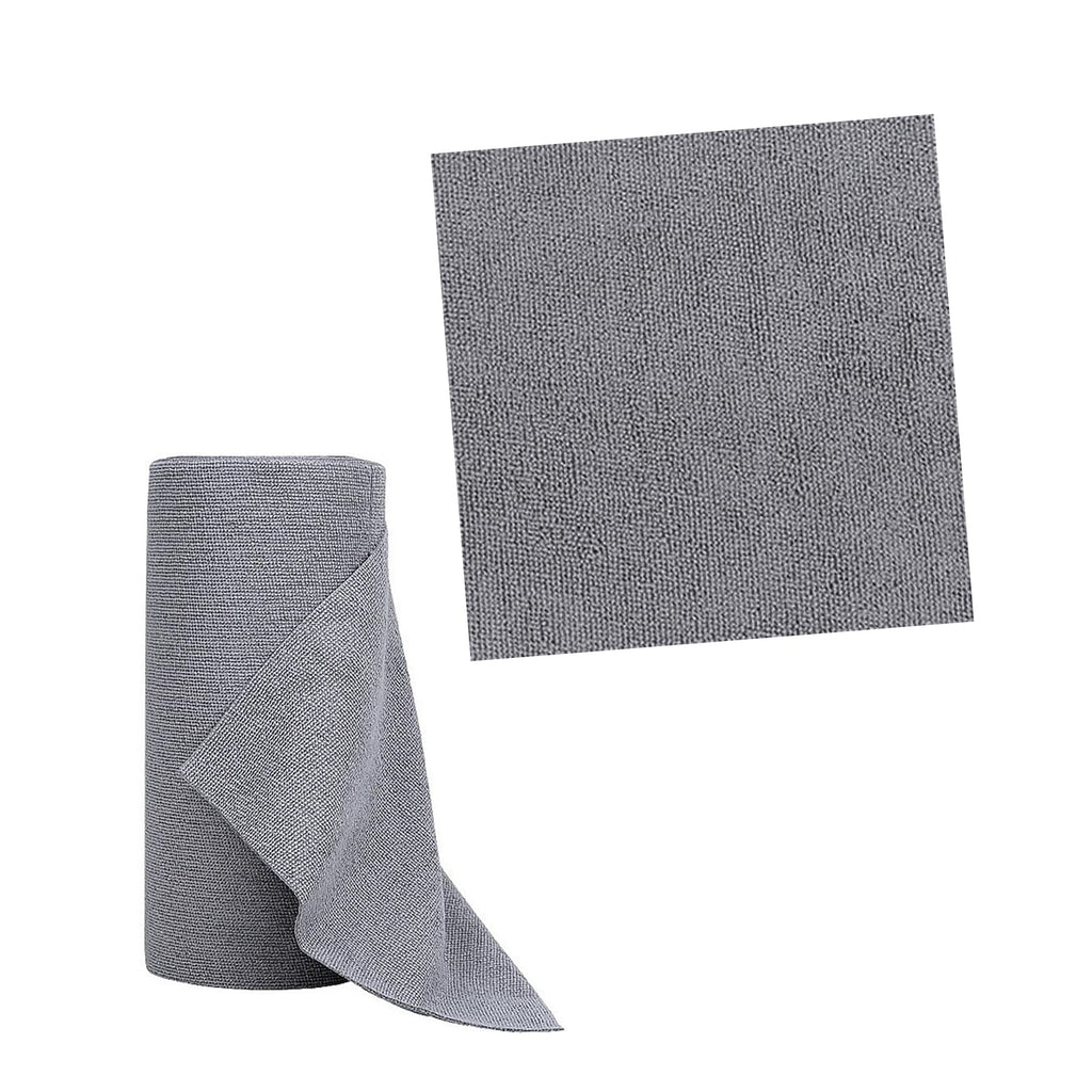20 PCS Gray Microfiber Cleaning Cloth Roll R424646