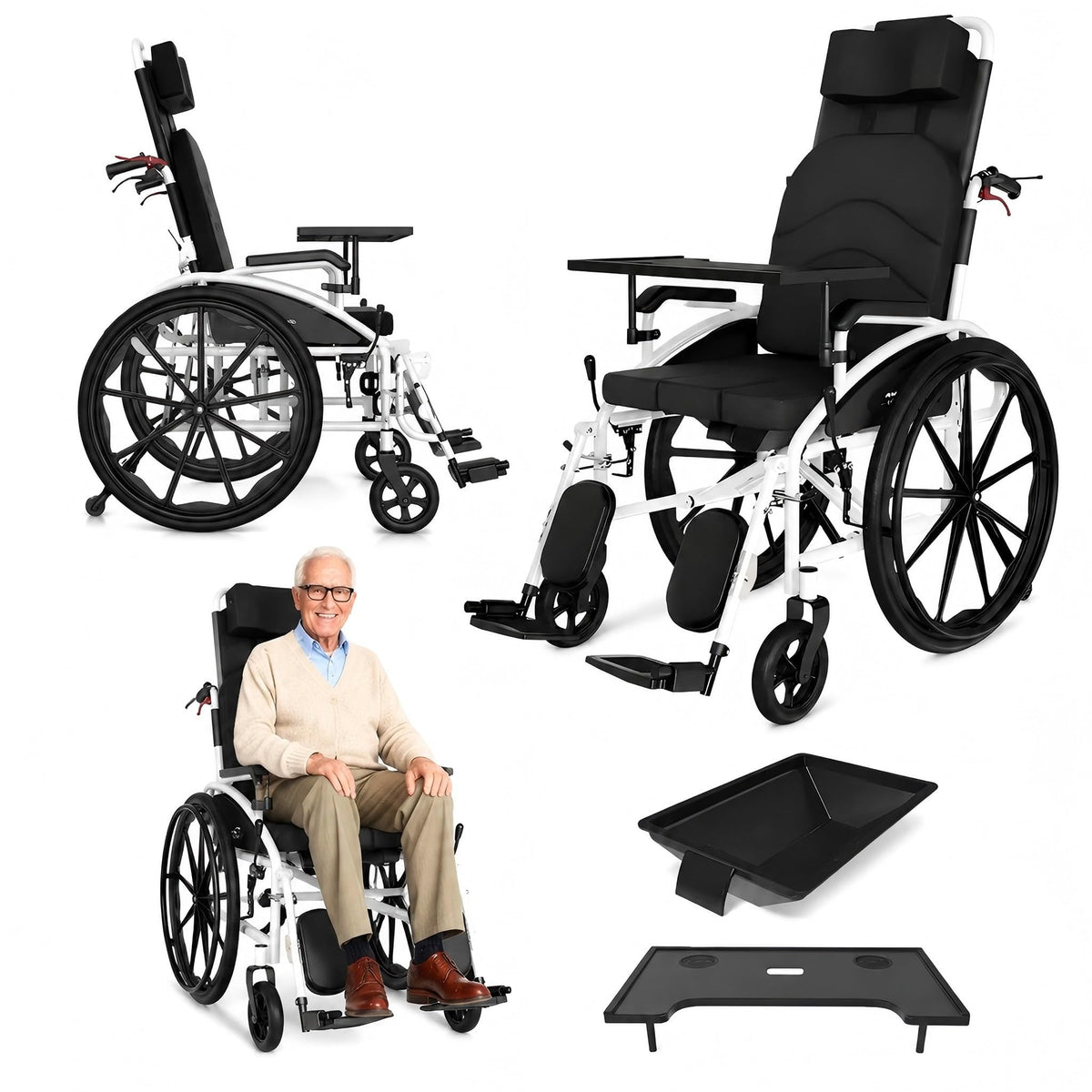 Folding Compact Wheelchair A4512