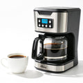 Black Stainless Steel Programmable Coffee Maker M99616