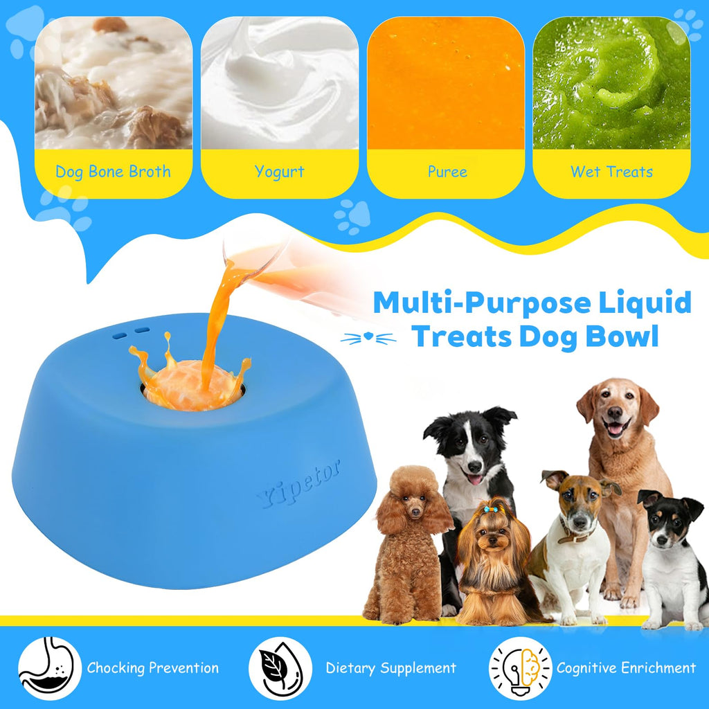 Dog Lick Bowl Slow Feeder Puzzle Toys V128431