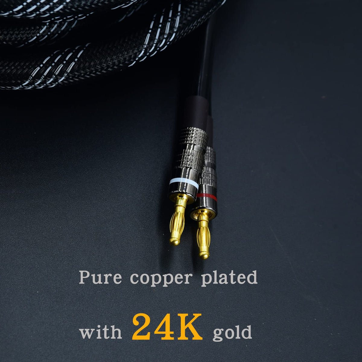 10ft 12awg Braided Speaker Cable E466887