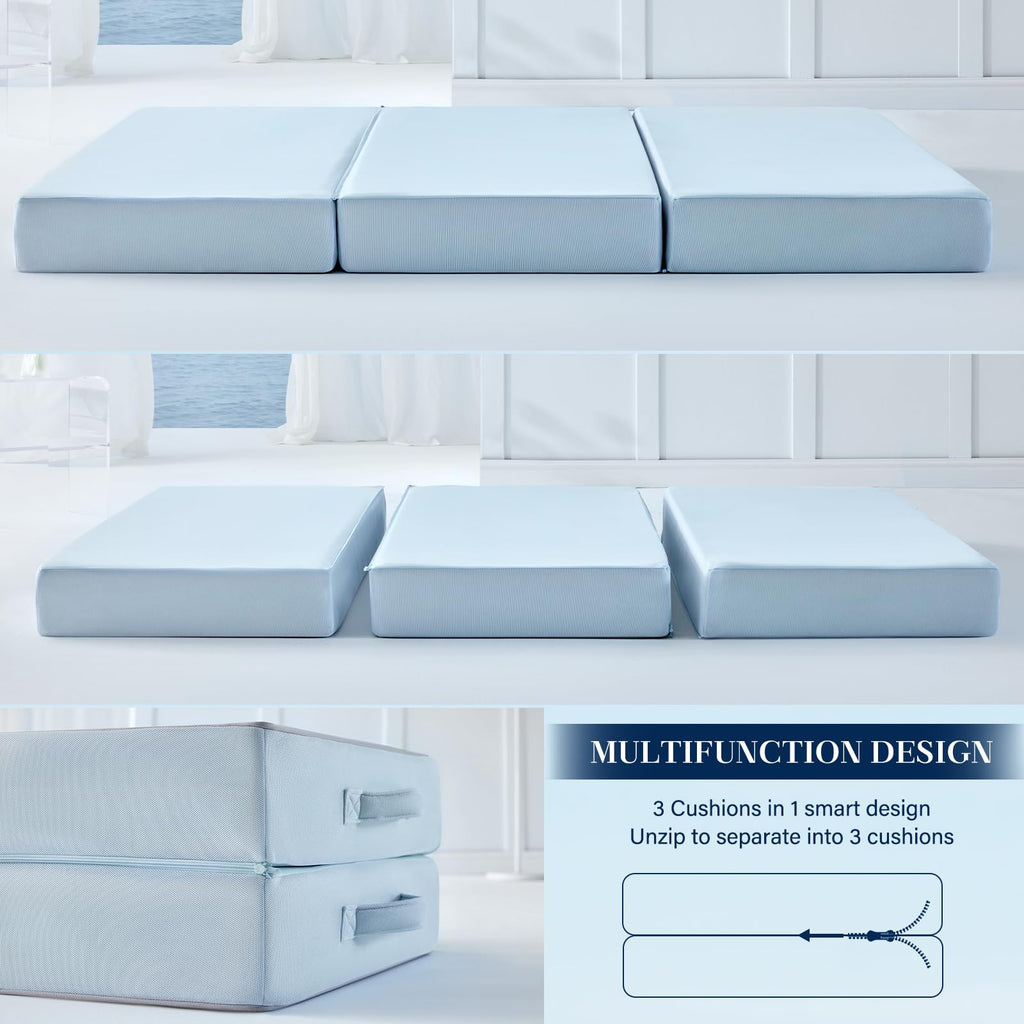 6 Inch Cooling Memory Foam Folding Mattress X39792