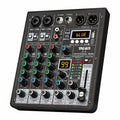4 Channel Podcast Audio Mixer with 99 DSP Effects M718003