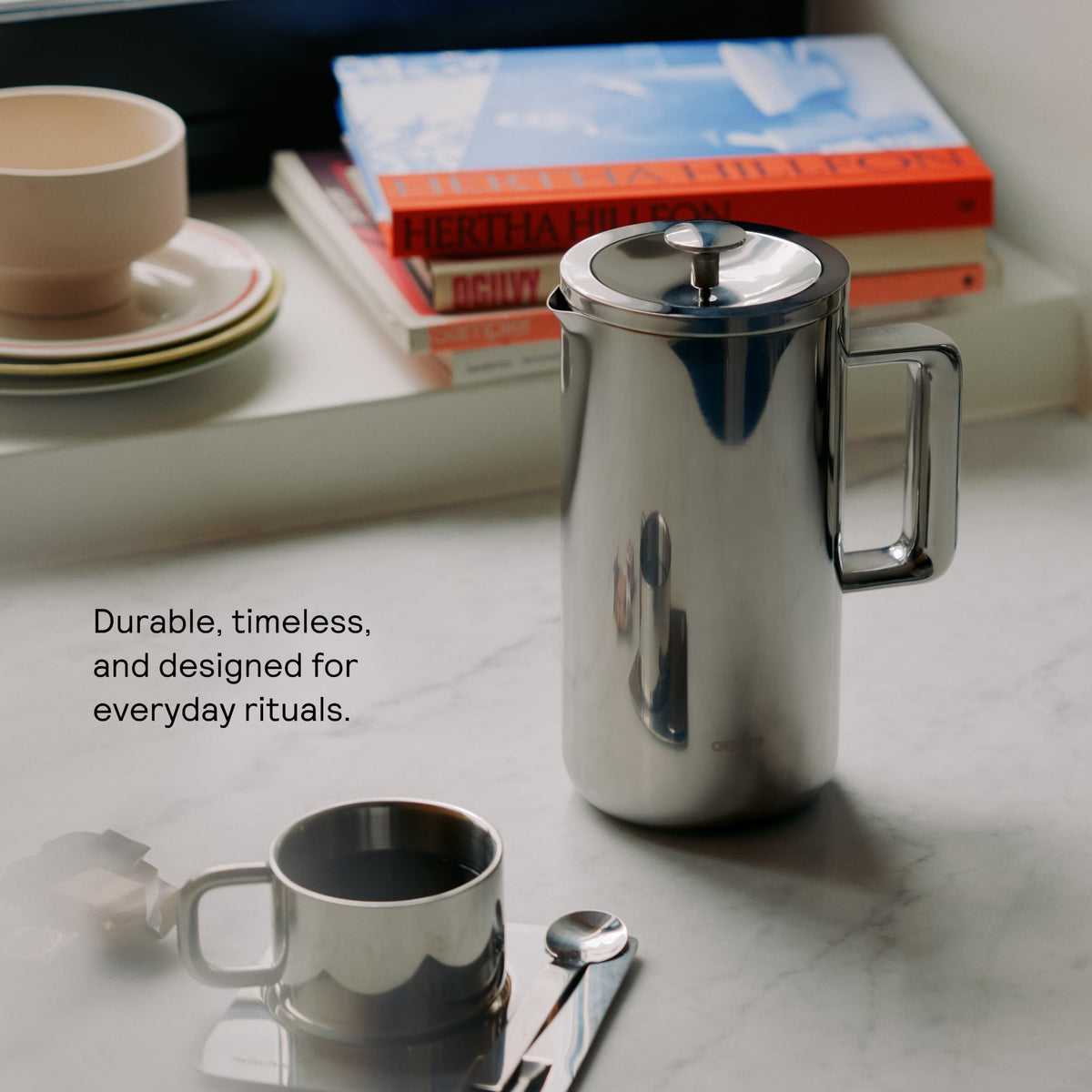 Stainless Steel Insulated Coffee Press B7108