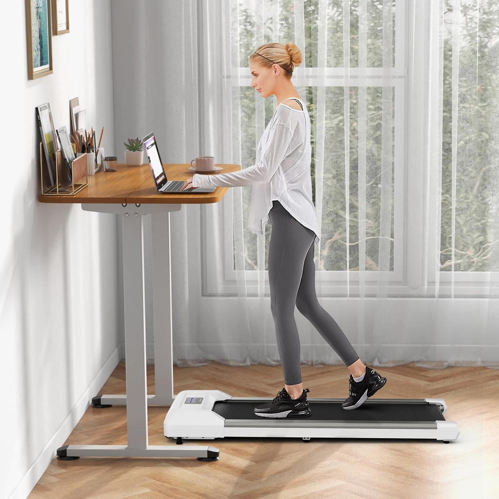 Under Desk Treadmill 265 lbs Capacity Portable 2 in 1 A416165