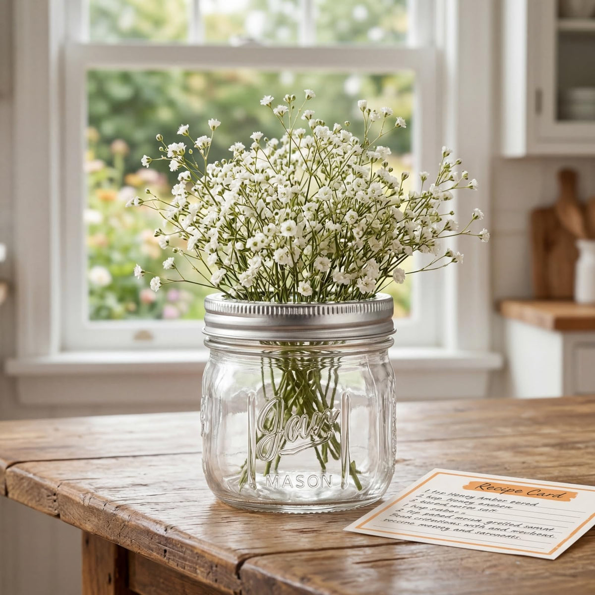 12 Pack 12 Oz Wide Mouth Airtight Glass Mason Jars Z173800