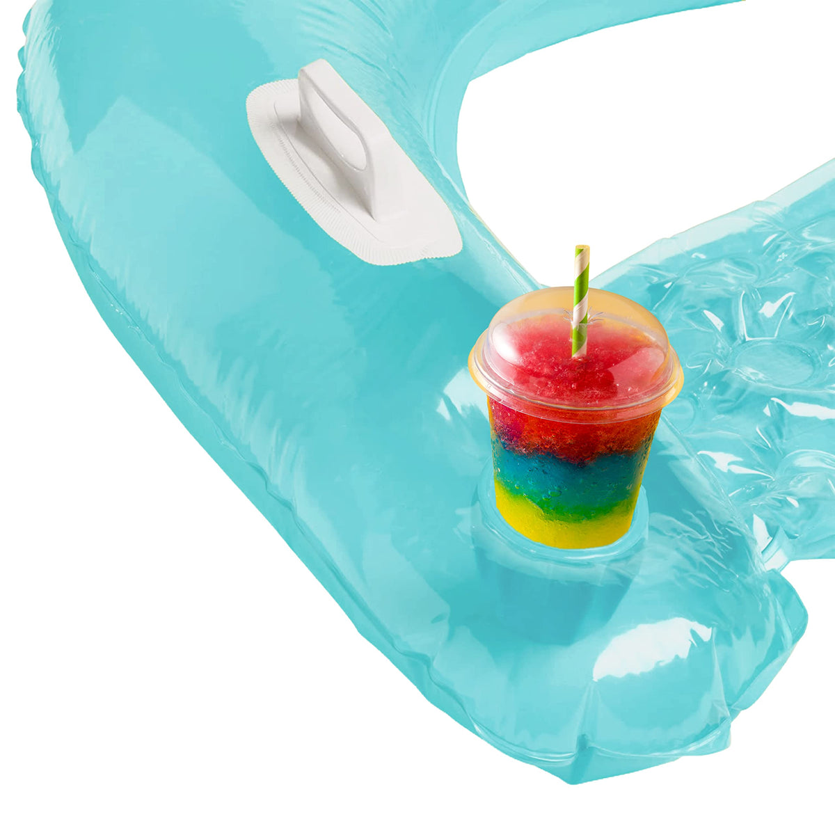 Inflatable Pool Chair Float 2 Pack with Drink & Phone Holder N865949